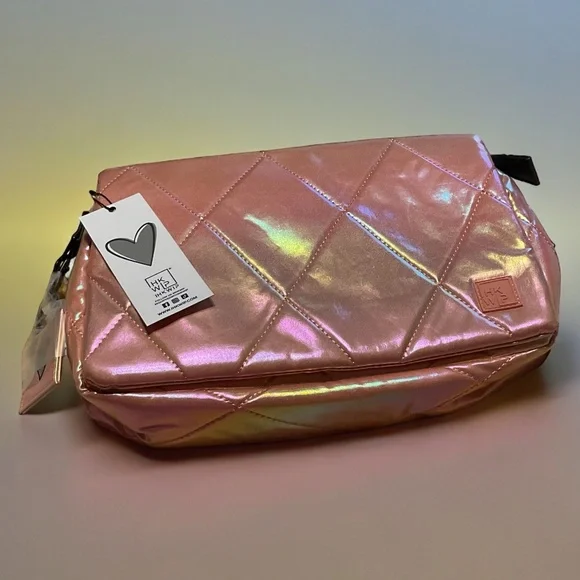 Ihkwip | Bags | Ihkwip Knotted Shoulder Bag With Two Straps  IHKWIP KNOTTED SHOULDER BAG WITH TWO STRAPS - Pink Metallic Unicorn main image 0